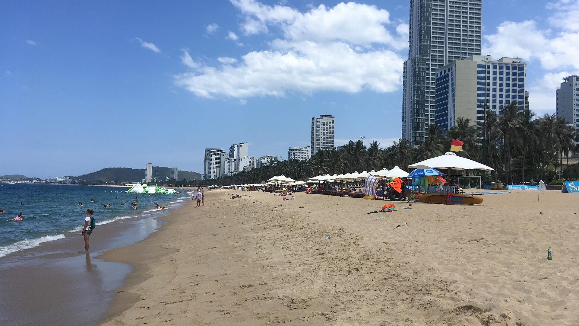 Nha Trang beach and bay