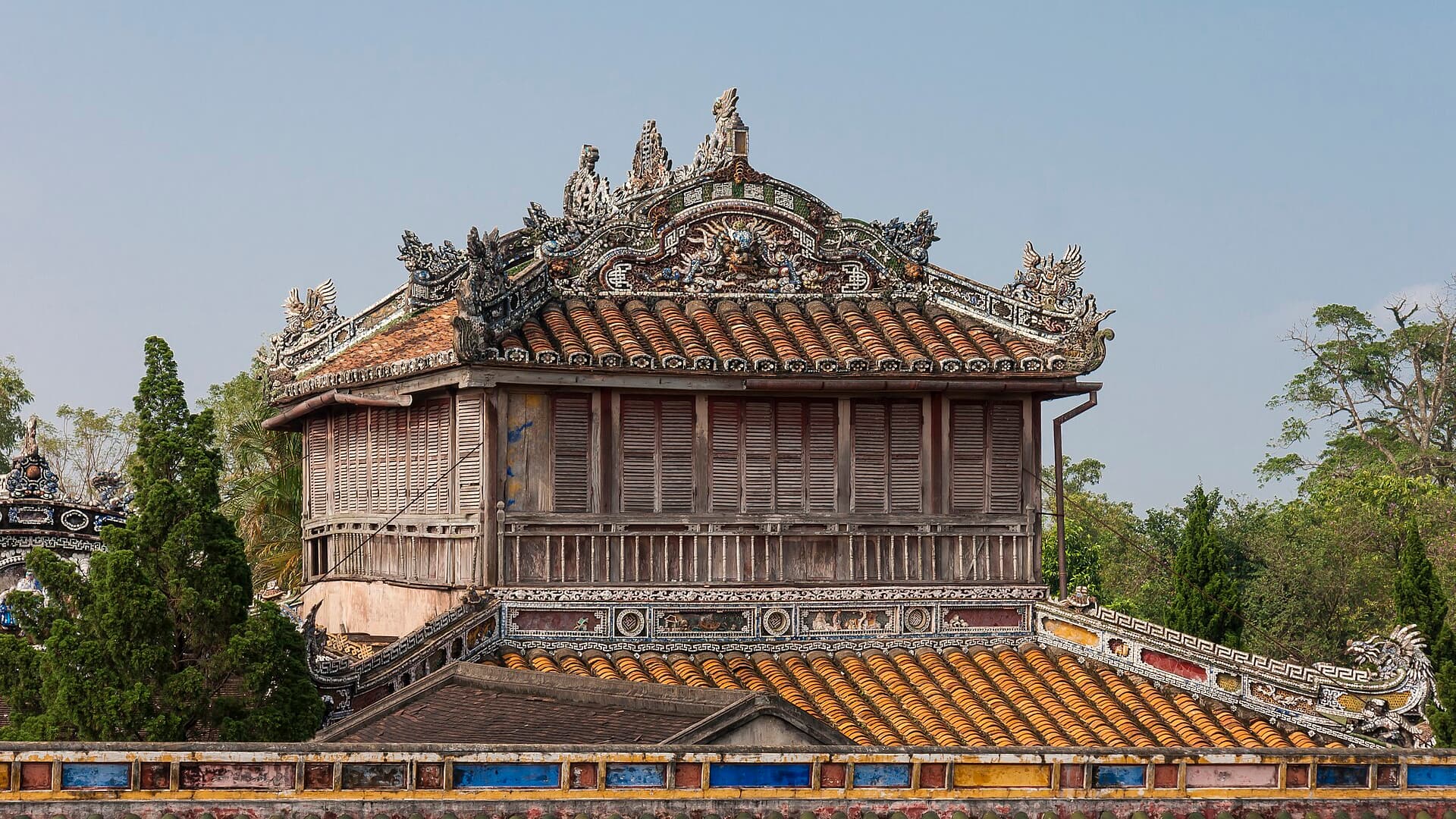Courtyard inside the Hue Imperial Citadel